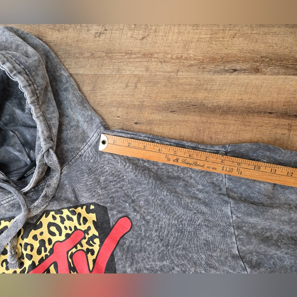 MTV Gray Hoodie with Logo - Picture 9 of 11